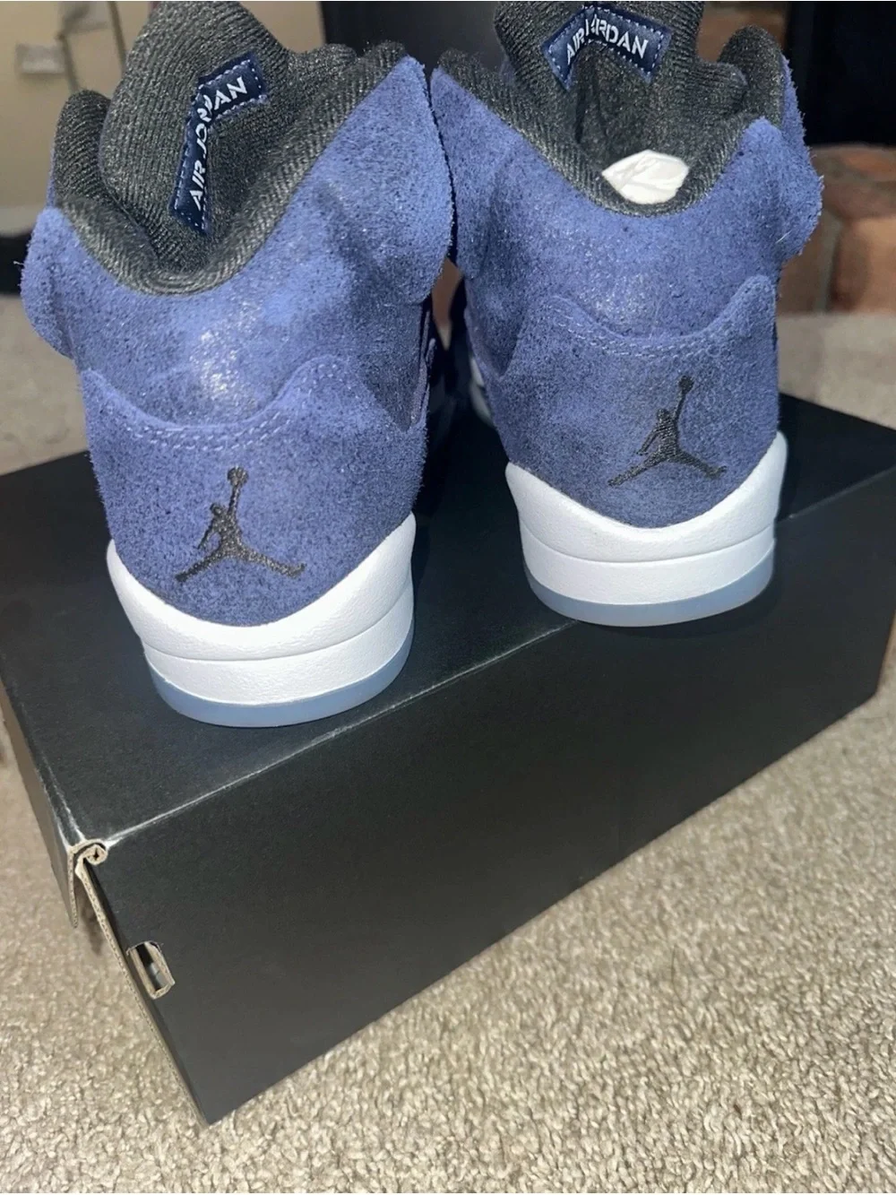 Nike Air Jordan 5 Retro SE Midnight Navy Blue GEORGETOWN NEW IN BOX